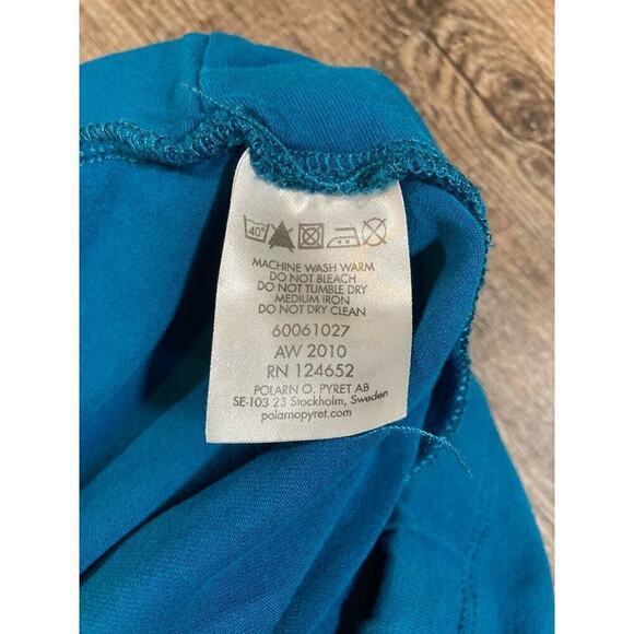 Polarn O. Pyret Teal Blue Maternity Leggings Size Small - Picture 4 of 8
